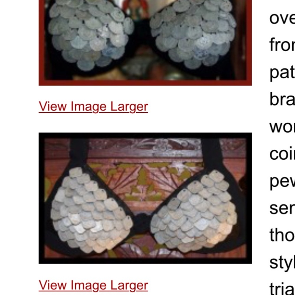 Coin bra
